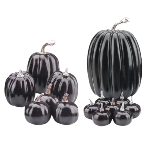 Calabazas de espuma decorativas que no se pudren para tu mesa 2