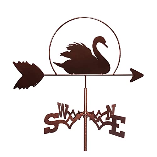 Girouette de ferme en acier inoxydable comme indicateur de direction du vent pour toit et jardin
