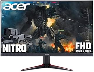 Acer Nitro VG240Ybmiix 23.8 inch Full HD Gaming Monitor (IPS Panel, FreeSync, 75Hz, 1ms, HDMI, VGA, Black/Red)