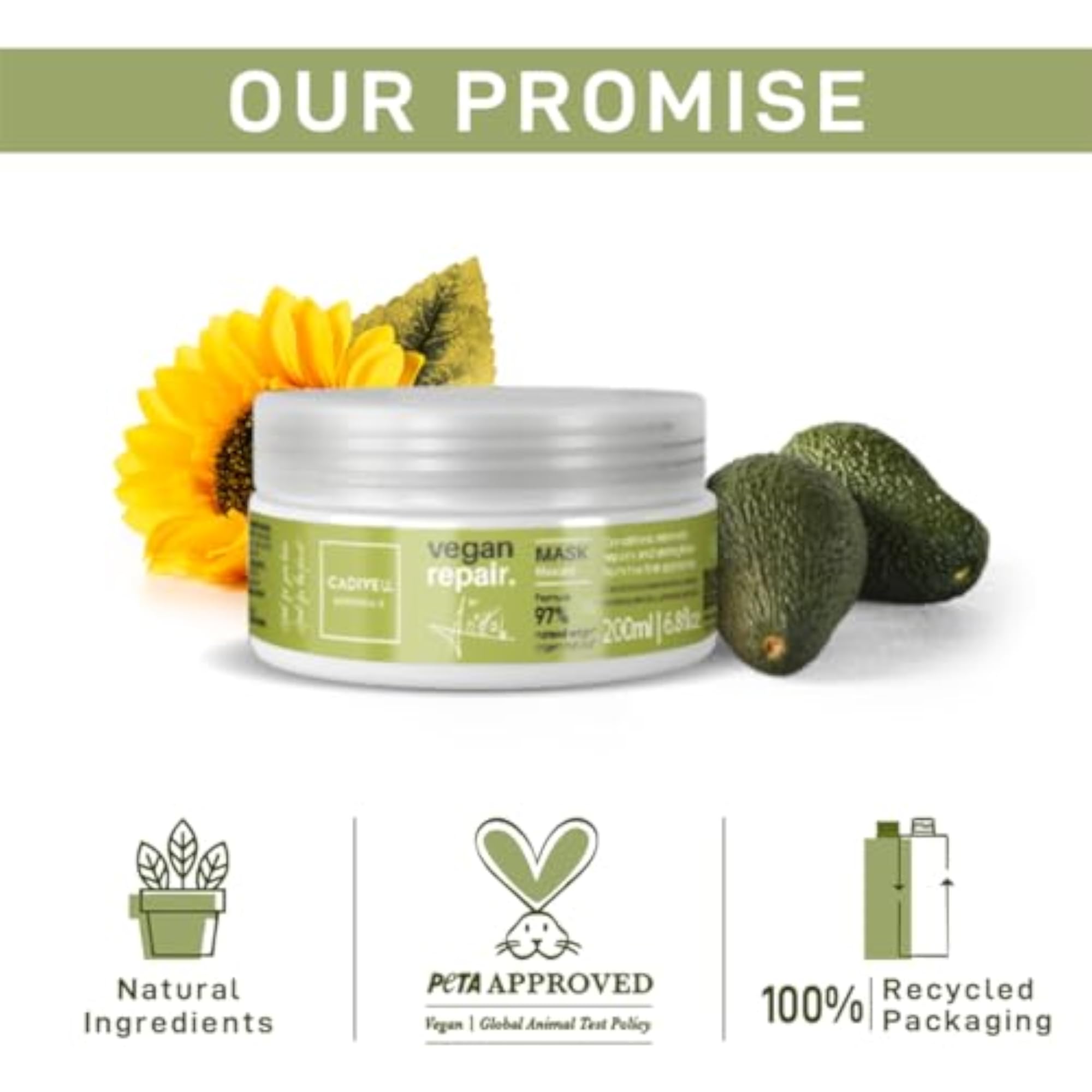 CADIVEU Essentials Vegan Repair Hair Mask by Anitta
