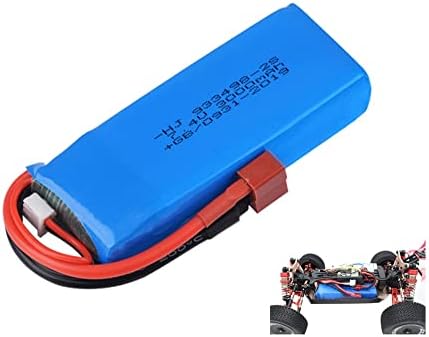 1/2 / 5pcs Upgrade 7.4V 3000mAh Lipo Battery 2S for WTY 144001 124018 124019 Rc Car R/C Truck Spare Parts - (Color: 5pcs)