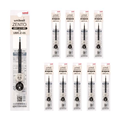 uniball ZENTO Water-Based Ink Refill UBR-Z-05 0.5mm Fine Point Blue Compatible with uniball ZENTO Pens UBRZ05.33 Pack of 10 product thumbnail 9