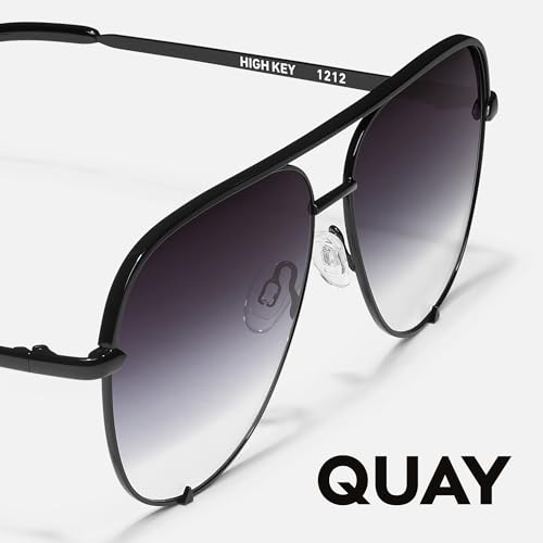 Image of QUAY High Key Extra Large Polarized Unisex Aviator Sunglasses, UV Protection, Oversized Accessories for On The Go Lifestyle