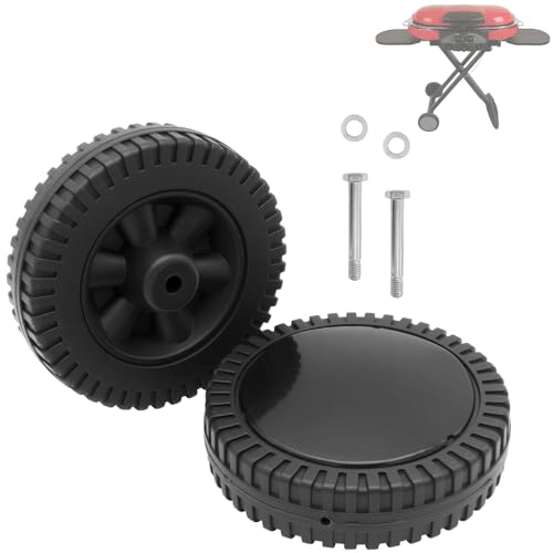 Image of 6-inch Grill Wheel and Hardware Replacement for Coleman LXE Roadtrip Grill