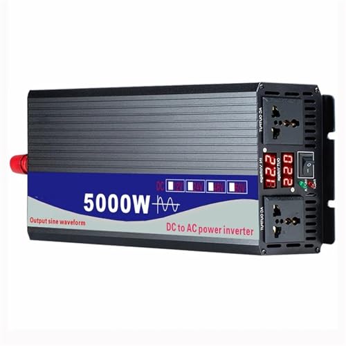 Inversor de onda sinusoidal pura con pantalla LED de monitorización y múltiples protecciones