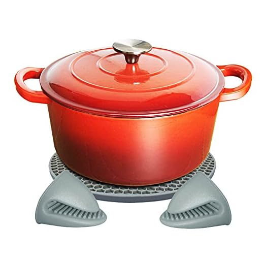 Cast Iron Enameled Dutch Oven - Cast Iron Pots for Bread Baking, Simmering, Chill storage, Stewing.