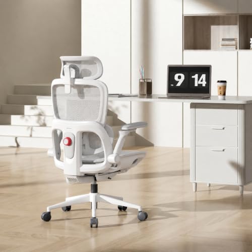 Image of SIHOO B300 PRO Comfy Ergonomic Office Chair Without FOOTREST, White