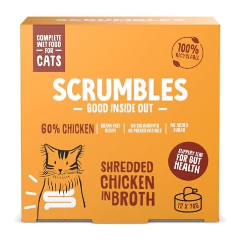 Scrumbles Natural Wet Cat Food with Chicken Cover