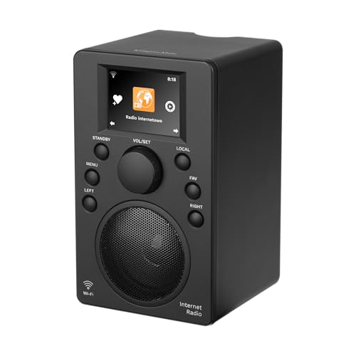 Krüger&Matz Internetradio Bluetooth 5.0 Display 2,4" Wi-Fi Wecker KM0818.1 – Bild 4
