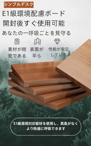 法人様向け 社長デスク オフィスンピューター 引き出し付き 120/140/160CM 社長机 耐久性 耐荷重 防水性 H型構造 配線孔 幕板付き書斎机 役員 社長テーブル 左右に設置できる独立したサイドキャビネット ダブル配線穴を装備 柔軟性と多様性 (ブラウン,120X60X75CM) [並行輸入品] [3]