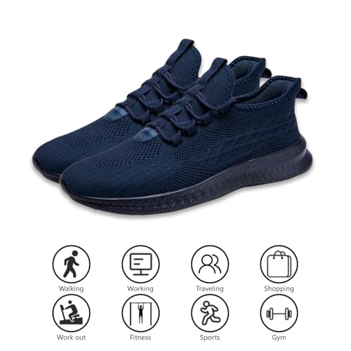 Image of DLWKIPV Womens Walking Shoes Slip On Sneakers Tennis Shoes Running Sport Workout Gym Shoes Athletic Non Slip Lightweight Breathable Fashion Casual Shoes for Travel Work
