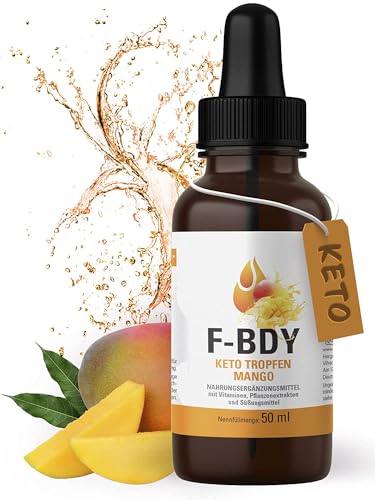 Abnehmtropfen Vihado F-BDY Keto – Mango für Stoffwechselunterstützung