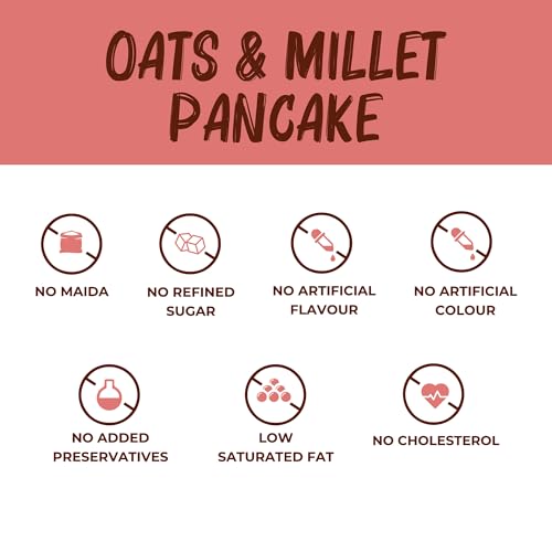 Image of foodstrong Oats & Millets Mango & Coffee Mocha Waffle & Pancake Mix, High Protein & Fibre, No Maida, No Refined Sugar - With Jaggery, Eggless Instant Breakfast Mix 250G X Pack Of 2