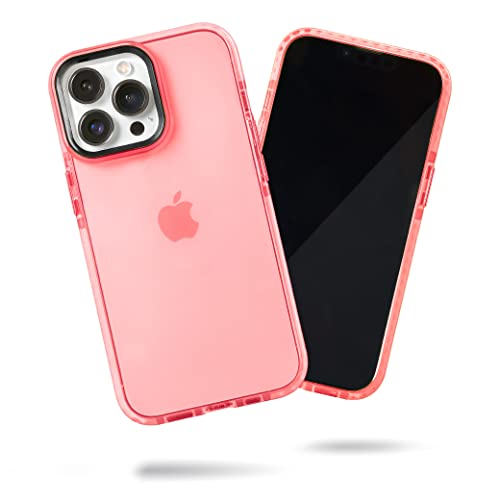 Steeplab Barrier Case For Iphone 14 Pro Max (2022, 6.7" Screen) - Impact Absorbing Case With Full Body Protection And Raised Bezel (Subtle Pink Peach) #TOP2