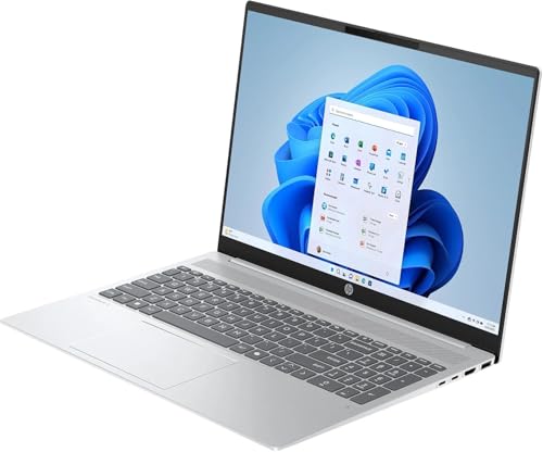 Image of HP Omnibook 5 Copilot+ PC, 16 inch 2K Touchscreen Display, AMD Ryzen AI 7 350, 16GB RAM 1TB SSD, Wi-Fi 6, Bluetooth 5.4, Backlit Keyboard, 256gb 9H Docking Station, Windows 11 Home, Silver