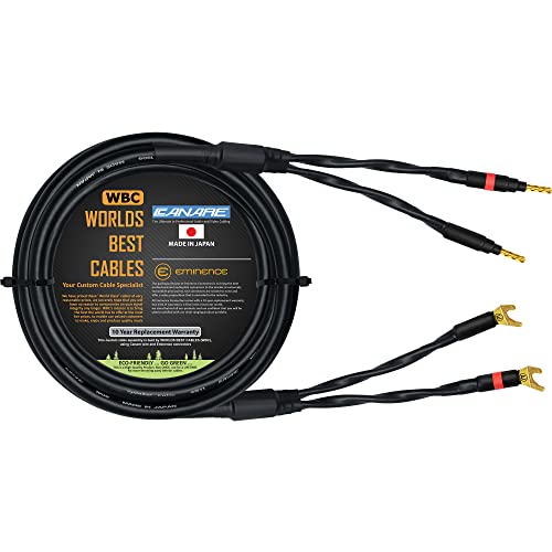 Câble d'enceinte HiFi Canare 4S11 idéal pour la connexion haut de gamme d'un canal central de salon