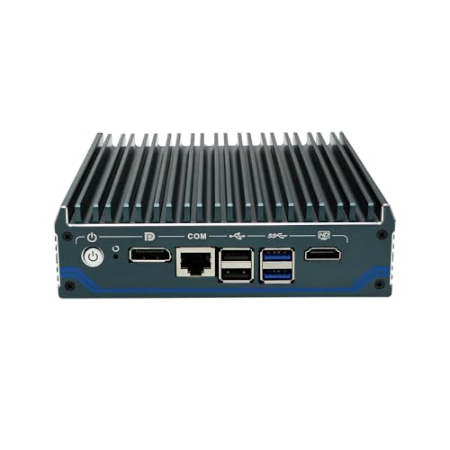 Mini PC Firewall N100 con carril DIN y 4 puertos 2.5GbE para OPNsense y VPN 2