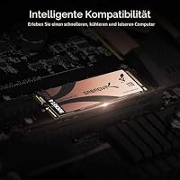 SABRENT M.2 NVMe SSD 1TB Gen 4, Internes Solid State 7000 MB/s Lesen, PCIe 4.0 intern Festplatte Für Gamer, kompatibel mit PlayStation 5, PS5 Konsole, PCs, NUCs Laptops und desktops (SB-RKT4P-1TB) – Ansicht 5