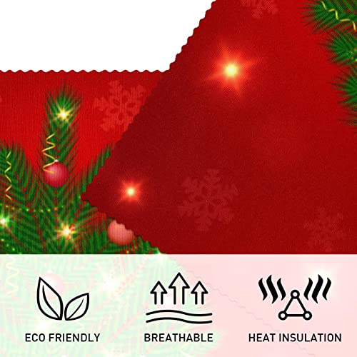 Cloth Placemats, Washable Table Mats For Dining Table Set Of 6, Christmas Christmas Tree #TOP2