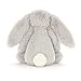 Jellycat Bashful Grey Bunny Stuffed Animal, Medium, 12 inches