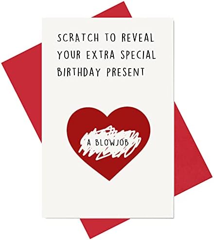 Alzombi Scratch Birthday Card, Funny Special Birthday Present Interactive Card for Husband Boyfriend Fiance