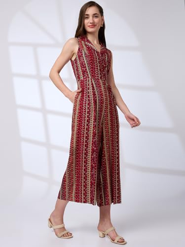 Image of Globus Womens Women Jumpsuit (3641401002 Wine S)