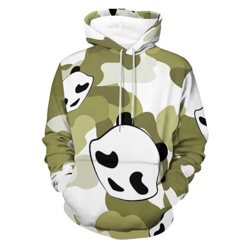 Sweats À Capuche Tête De Panda UMENG pull unisexe manche longue hoody sweatshirt homme femme taille S