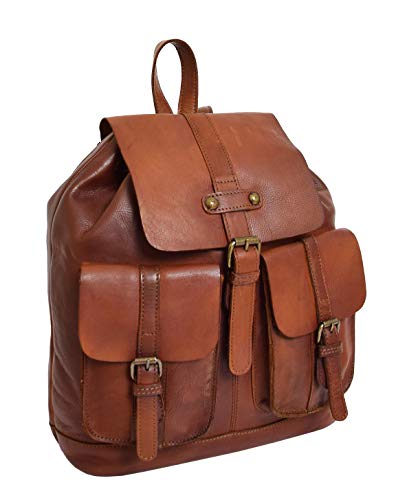 Sac à dos en cuir véritable vintage, le compagnon idéal de vos voyages