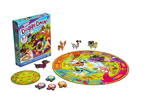 Puzzle Play Games — Doggy Dash — Juego de mesa 3 en 1 miniatura 6