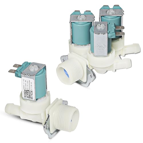 Image of 5221ER1003A & 5220FR2006H Washer Inlet Valve Cold & Hot For Kenmore & LG | 5220FR2006L, AP4441935, 5221ER1003C, AP5986564, PS3527427, 5220FR2006Q, 5221ER1003D, WM2011HW, WM2016CW, WM2016CW /00