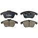 BOSCH BC1306 QuietCast Premium Ceramic Disc Brake Pad Set - Compatible with Select Land Rover LR2, Range Rover Evoque; Volvo S60, S80, V60, V70, XC70; FRONT
