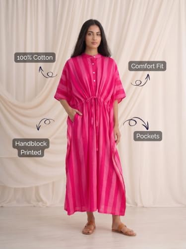 Image of Cotton Kaftan Dresses for Women |
