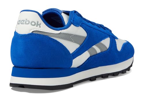 Reebok Unisex Classic Leather Sneaker, Boundless Blue/Chalk/Grey 3, 5.5 Women/4 Men