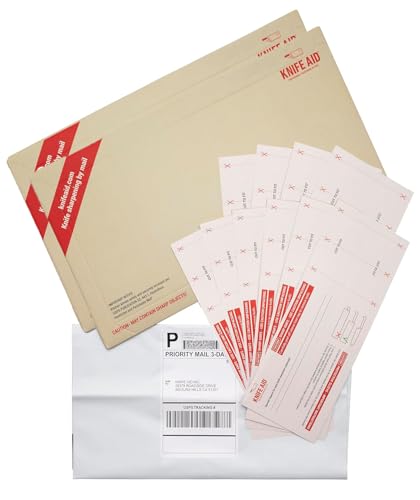Knife Sharpening Service by Mail for 10 Knives with Kit