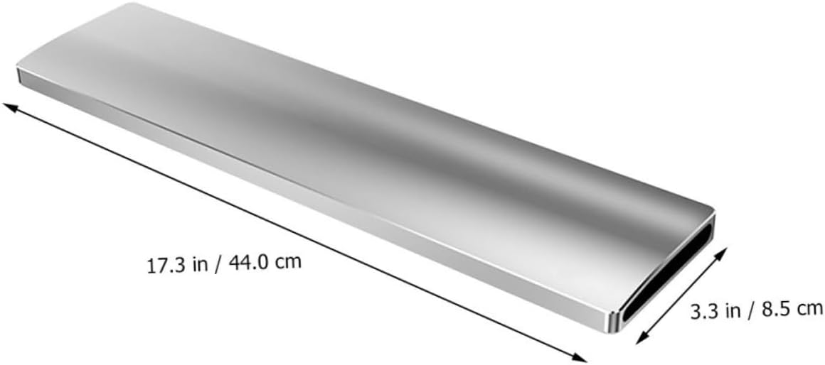 Ergonomic Mechanical Keyboard Wrist Rest Pad Key Accessory for Enhanced Comfort Non Slip Design Supports Natural Typing Posture Finish