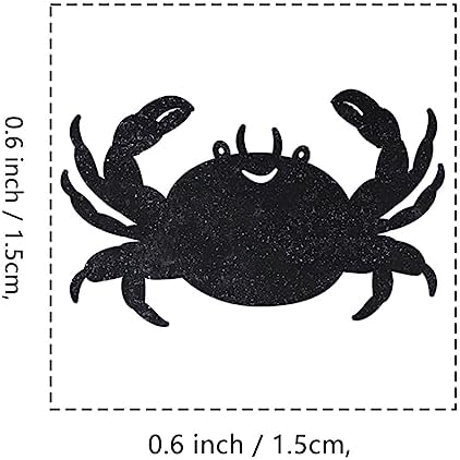 Crab Rubber Stamp, 3/5 Inch Small Mini Sea Life Stamp for Scrapbooking Card Making Planner image 5