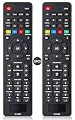 (Pack of 2) Universal TV Remote Control Replacement for TCL, Samsung, Insignia, LG, Hisense, Sony, Philips, Vizio, Sharp, Panasonic, Sanyo and Other Brands LCD LED 3D HDTV Smart TV Remote
