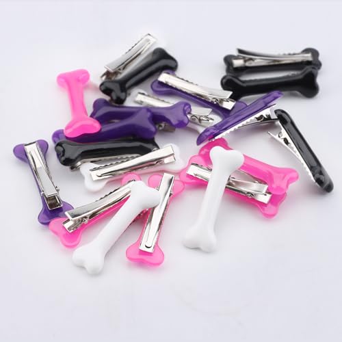 Pack 20 pinzas estilo hueso multicolor miniatura 7