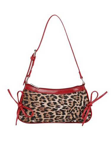 Verdusa Women's Top Handle Shoulder Bag Cute Bow Leather Purses Bags