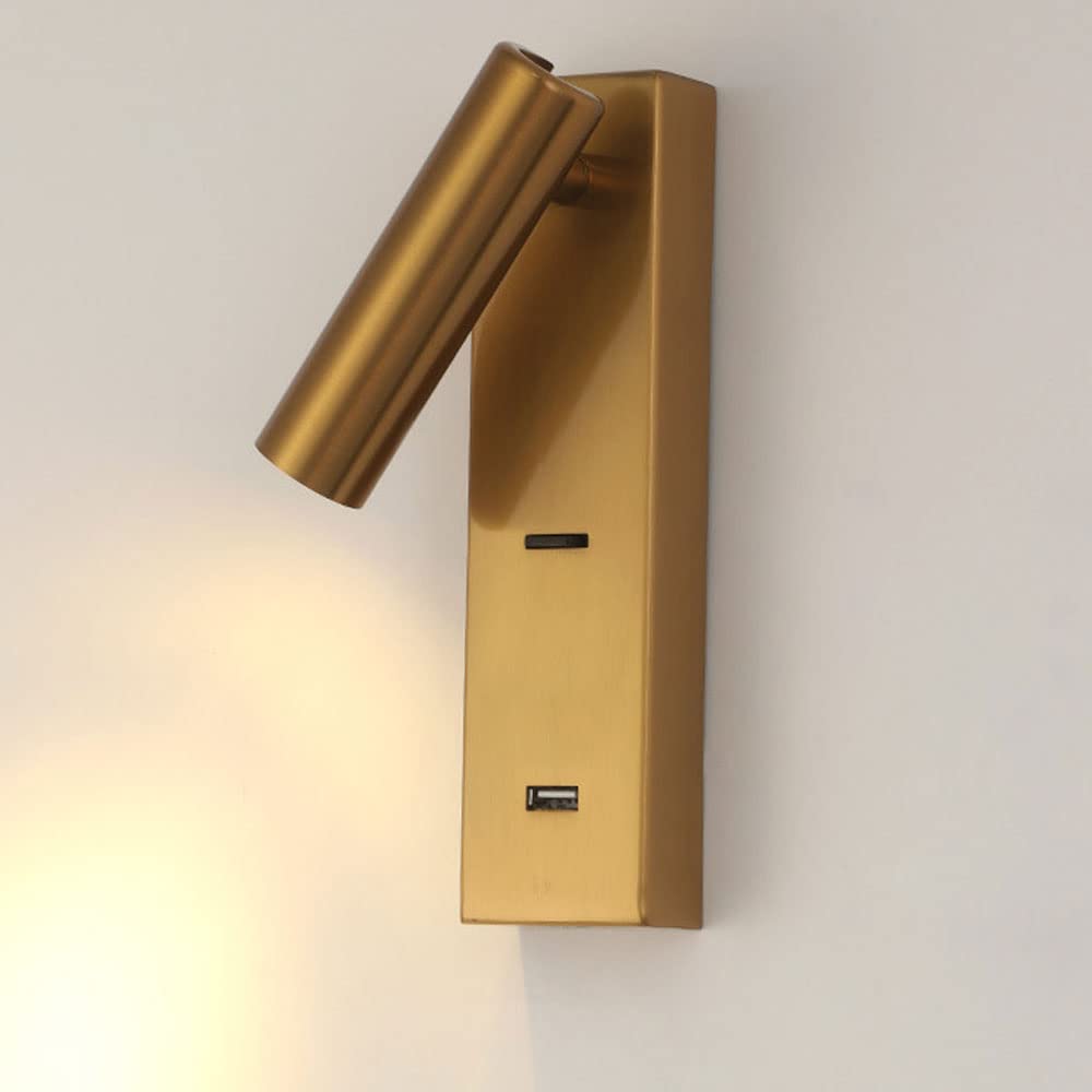 Luces de lectura nocturnas para el cabecero de cama con puerto de carga USB