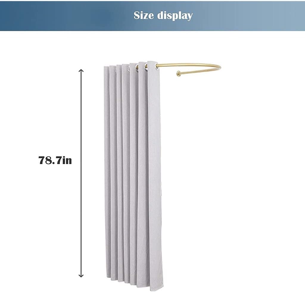 Vestiaire portable – Raccord en métal en forme de U avec espace d'intimité pour magasin de vêtements, centre commercial, dressing temporaire