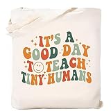 Kimoli Teacher Appreciation Gifts Canvas Tote Bags Aesthetic Travel Beach Bag Summer Reusable Grocery Shopping Bag