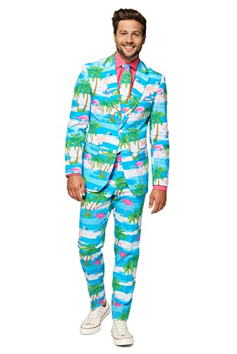 OppoSuits Herren Opposuits Crazy Prom Suits For Men – Flaminguy Anzug -...