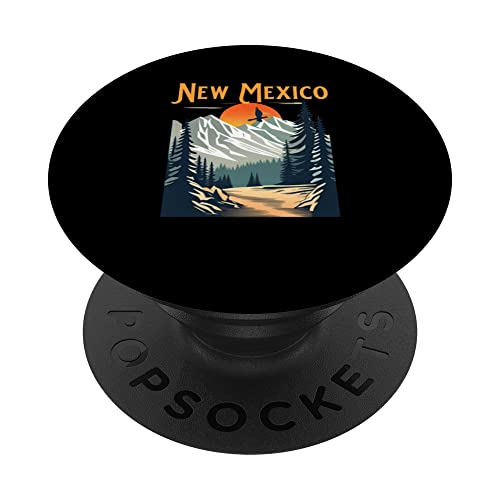 Vintage New Mexico Souvenir Hiking PopSockets Swappable PopGrip