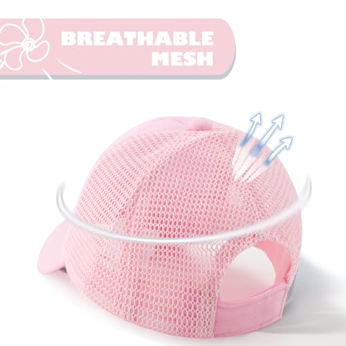 Toddler Baseball Hat with Mesh Adjustable Dinosaur Printed Trucker Hat Outdoor Beach Summer Infant Sun Cap for Kid Boy4