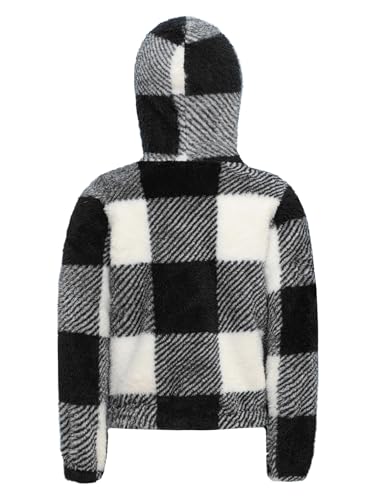 iiniim Unisex Kids Hoodie Pullover Fleece Hooded Sweatshirt Fashion Casual Plaid Hoodie Outerwear4