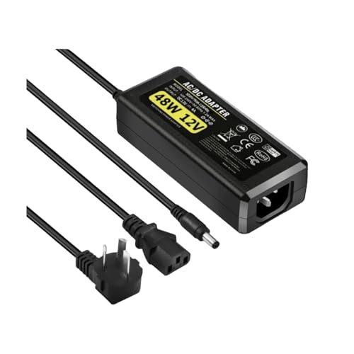 Adaptateur secteur 12V 4A 48W bloc alimentation transformateur universel