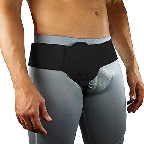 ESFIVHO Inguinal Hernia Support Post Surgery Hernia Pain Relief Truss Brace Cover