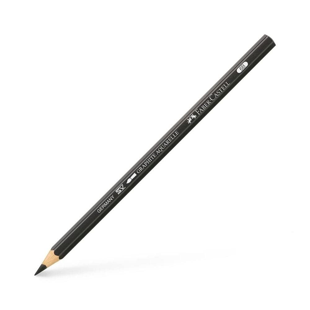 Faber-Castell Graphite Aquarelle Water-Soluble 6B Pencil