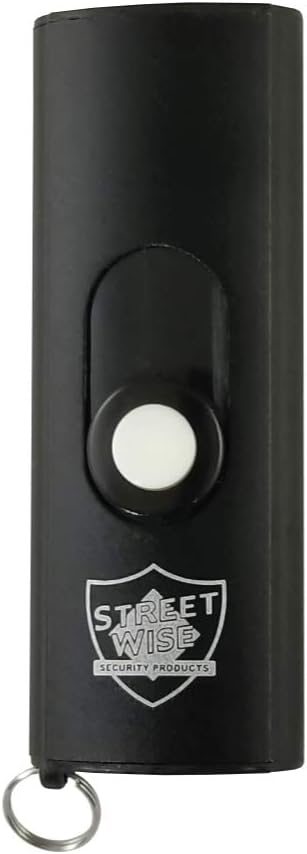 Streetwise Mini Keychain Stun Gun 22,000,000 Volts (Small Dimension, BIG Energy) BLACK